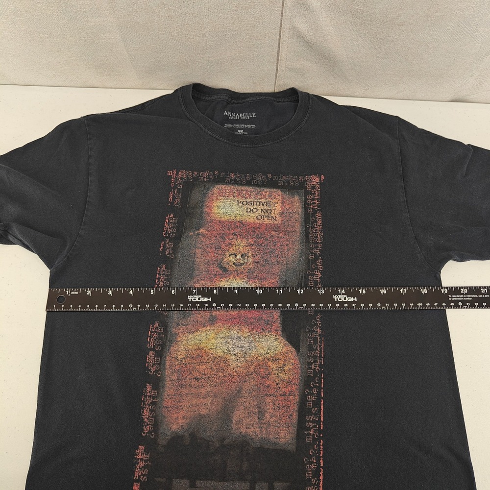 Annabelle Comes Home Shirt Mens Medium Black Graphic Horror Movie Promo Tee - Picture 8 of 11